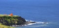 The remote Saudanes lighthouse in Trollaskagi Peninsula in Northern Iceland, south of the Arctic Circle