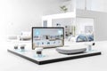 Remote security footage surveillance in buildings utilizes cameras to access emergency response systems safely, integrating cloud-