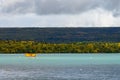 Remote travel by float plane, landing and taking off on Nak Nak lake, Katmai National Park, Alaska Royalty Free Stock Photo