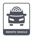 remote vehicle icon in trendy design style. remote vehicle icon isolated on white background. remote vehicle vector icon simple Royalty Free Stock Photo