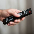 Remotes commonly use IR signals for device control like televisions Royalty Free Stock Photo