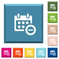 Remove event from calendar white icons on edged square buttons