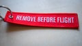 Remove Before Flight Red Tag