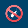 Remove Insect Sign Royalty Free Stock Photo