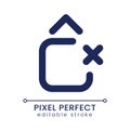 Remove jump animation effect pixel perfect linear ui icon Royalty Free Stock Photo