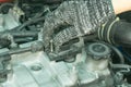 Remove Screw from ignition coil, Auto mechanic maintenance ignition system