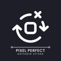 Remove spinning effect pixel perfect white linear ui icon for dark theme