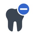 Remove tooth icon