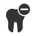 Remove tooth icon