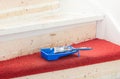 Removing carpet, glue and paint from an vintage stairs