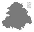 Rems-Murr-Kreis county map of Baden Wuerttemberg Germany Royalty Free Stock Photo