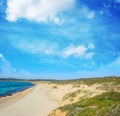 Rena Majore beach on a clear day Royalty Free Stock Photo