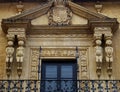 Detail of Balcony in Ronda. Spain. Royalty Free Stock Photo