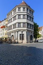Renaissance building of Urban Weight at Lower Market Square, Untermarkt, Goerlitz, Germany