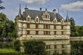 Renaissance castle of Azay le Rideau in Touraine Royalty Free Stock Photo