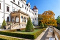 Renaissance castle Konopiste with park near town Benesov nation Royalty Free Stock Photo