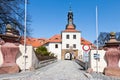 Renaissance castle in Kostelec nad Cernymi lesy, Central Bohemia, Czech republic