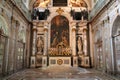 renaissance chapel (trinity chapel) in a castle in fontainebleau (france)