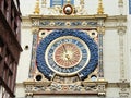 Renaissance clock on rue du gros horloge, Rouen