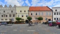 Renaissance facades of houses in Slavonice, Czech republic