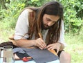 Renaissance Fair Leather Craftsman