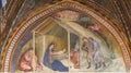 Fresco in San Gimignano - Nativity Scene
