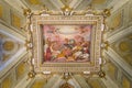 Renaissance fresco by Domenico Passignano in the Interior dome of Basilica Santa Maria Maggiore, in Rome, Italy Royalty Free Stock Photo