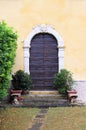 Renaissance front door Royalty Free Stock Photo