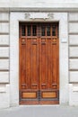 Renaissance front door Royalty Free Stock Photo