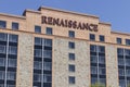 Renaissance Hotels property. Renaissance Hotels is part of the Marriott International family of hotels and resorts Royalty Free Stock Photo