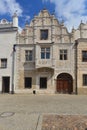 Renaissance house in Slavonice, Czech Republic. Royalty Free Stock Photo
