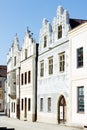 Renaissance houses, Slavonice Royalty Free Stock Photo