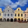 Renaissance houses in the town of Telc, Czech Republic