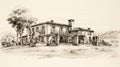 Renaissance-inspired Farmhouse Sketch: Sustainable Architecture From Wine Country Italy