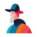 renaissance man wearing hat character