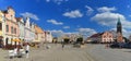 Renaissance market square in Telc, Czech republic