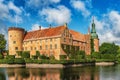 Renaissance old vintage Castle in southern Sweden