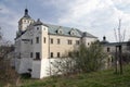 Renaissance palace in Pardubice, historic beautiful chateau, sunny and blue sky Royalty Free Stock Photo