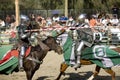 Renaissance Pleasure Faire - Jousting Knights 8 Royalty Free Stock Photo