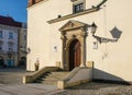 Renaissance portal of town hall of old town in Tarnow, Poland