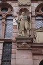 Renaissance statue on the exterior of the Heidelberg castle