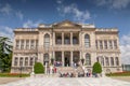 Renaissance Style Dolmabahce Palace Dolmabahce Sarayi built by Sultan Abdulmecit, Turkey Istanbul Royalty Free Stock Photo