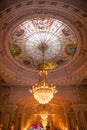 Renaissance Wedding Reception Room with Windows Glass Dome and Arches