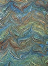 Renaissance/Victorian Marbled Paper 2 Royalty Free Stock Photo