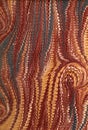 Renaissance/Victorian Marbled Paper 42 Royalty Free Stock Photo