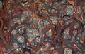 Renaissance/Victorian Marbled Paper 43 Royalty Free Stock Photo