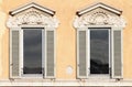 Renaissance windows Royalty Free Stock Photo