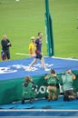 Renaud Lavillenie, a French pole vaulter