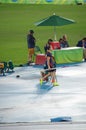 Renaud Lavillenie, a French pole vaulter