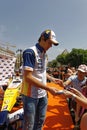 Nelson Piquet Jr - autograph session in Bratislava, May 2008 Royalty Free Stock Photo